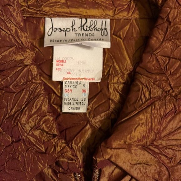 Unique Crinkled/crushed fabric Jacket - Picture 7 of 8